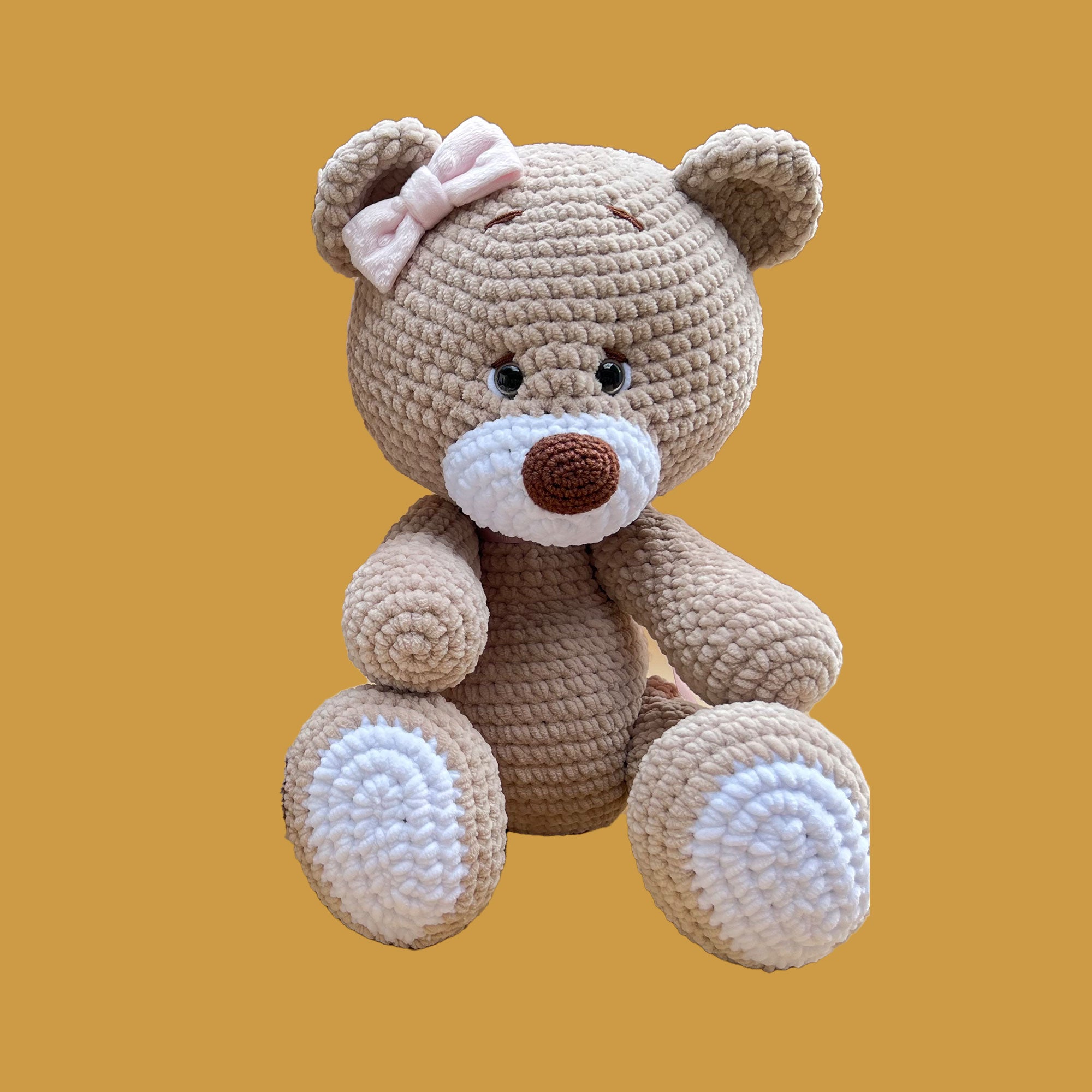 Luli Pink Bear Handmade Crochet Stuffed Animals: Meet Our Charming 11- –
